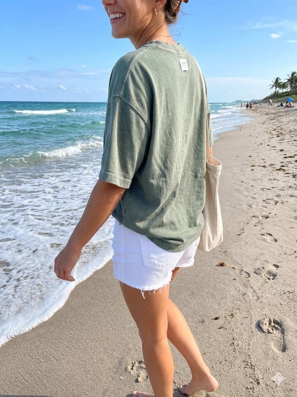 Aeropostale Olive Green Short Sleeve Tee